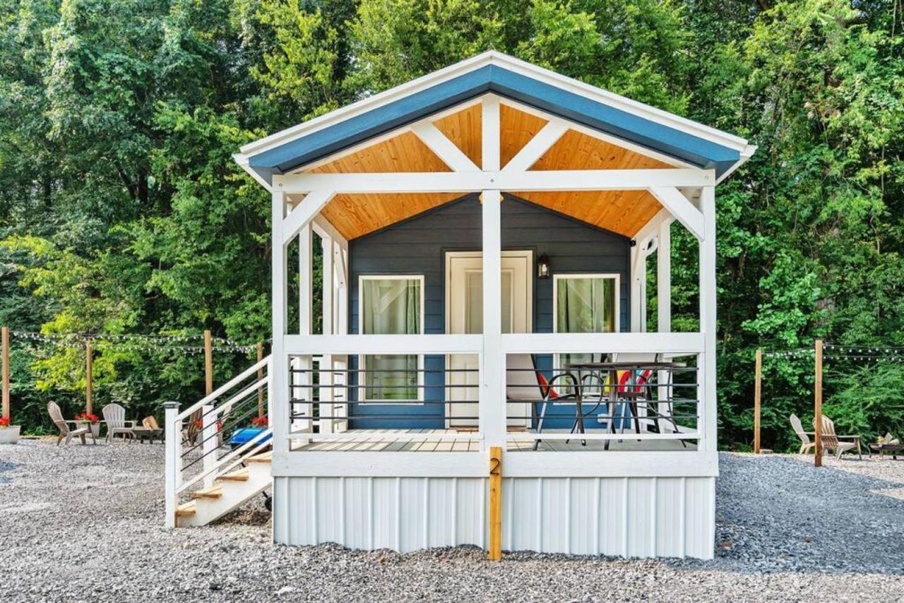 2 Villa D'Azur Luxury Tiny House Mins To Lake Guntersville, Downtown, Firepit المظهر الخارجي الصورة
